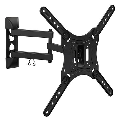 Mount It Full Motion Tv Wall Mount With Swivel Arm For 28 32 40 43 48 50 55 Inch Flat