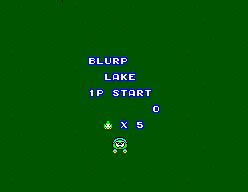 Screenshot of Sapo Xulé S O S Lagoa Poluída SEGA Master System 1995