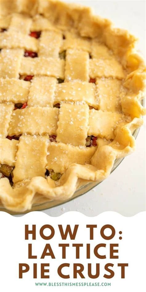 How To Lattice A Pie Crust