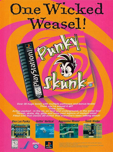 Punky Skunk For Playstation 1 Munimorogobpe