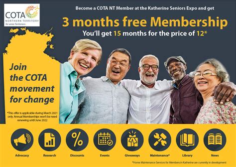 Cota Nt Membership Offer Months Free Until June Only Cota Nt