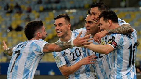 Champions Argentina Clinch Copa Am Rica Title With Win Over Brazil