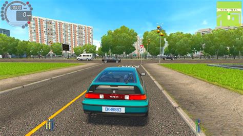 Honda Crx City Car Driving Simulator 1592 Gameplay With Logitech