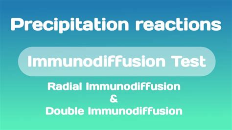 Immunodiffusion Test Radial Immunodiffusion And Double