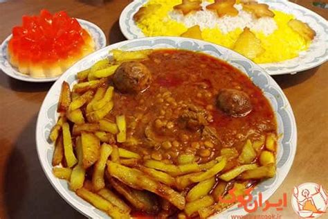 طرز تهیه خورشت قیمه با گوشت و سیب زمینی خوشمزه ایران کوک