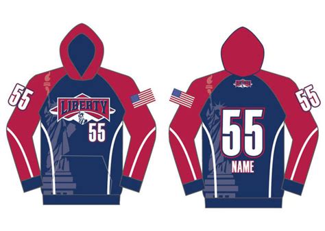 Team Pride Wear Liberty Custom Sublimated Hoodie