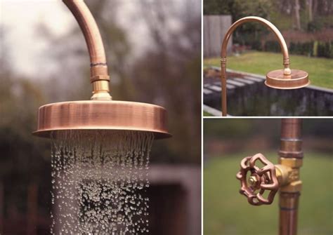 Copper Outdoor Shower