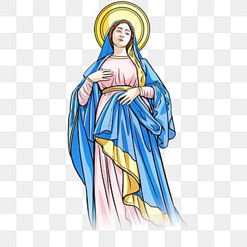 Vierge Marie PNG Images Vecteurs Et Fichiers PSD Marie Okgo Net