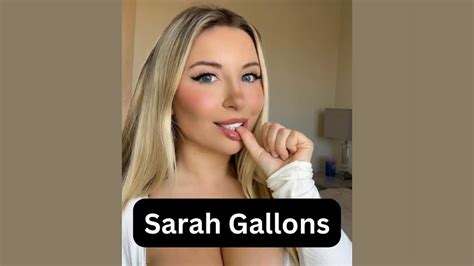 Sarah Gallons Bio Age Wiki Dating Net Worth Husband Wikipedia