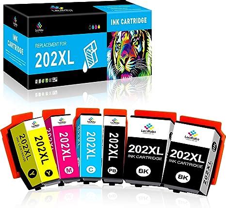 LeciRoba 202XL Ink Cartridges For Epson 202 Ink Cartridges For Epson