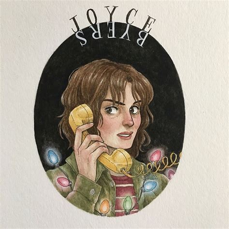 Joyce Byers Strangerthings Strangerthingsart Art Joycebyers Fanart