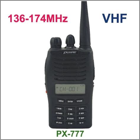 Puxing Px Walkie Talkie Vhf Mhz Professional Radio Ham Two