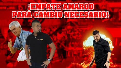 EMPATE AMARGO PARA CAMBIO NECESARIO AL RING VUELVE JULIO COMESAÑA