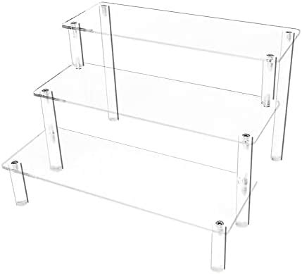 Kzlaonef 3 Stufig Acryl Display Ständer Acryl Display Riser Regal