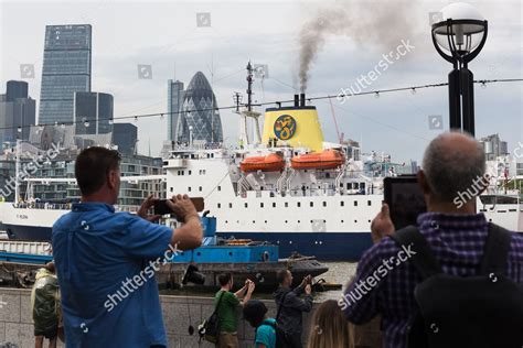 Royal Mail Ship St Helena Arrives Editorial Stock Photo Stock Image