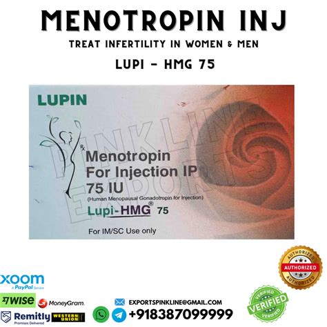 Lupi Hmg Menotrophin Iu Injection Packaging Size Vial At Rs