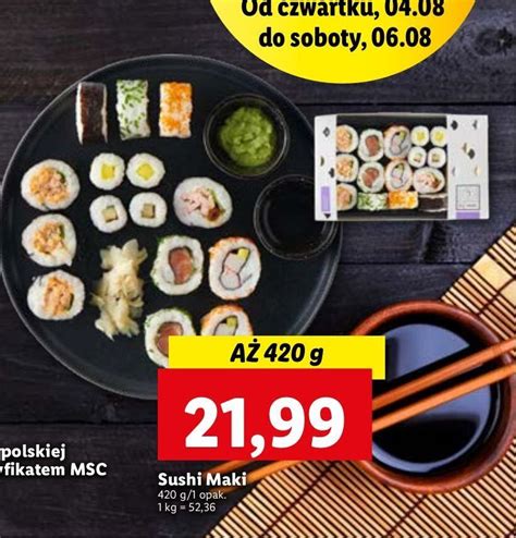 Promocja Sushi Maki W Lidl