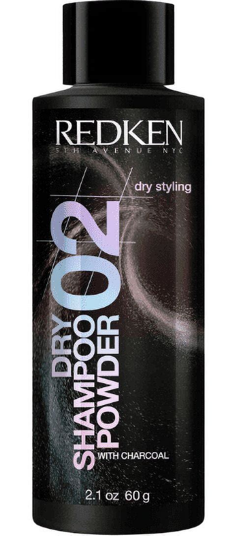 Redken Hair Care Dry Shampoo Powder 02 With Charcoal Absorbs Oil Adds Volume 21 Oz