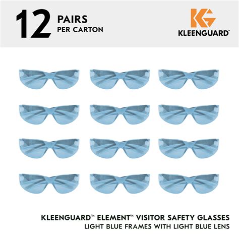 Kleenguard V Element Visitor Safety Glasses Light Blue