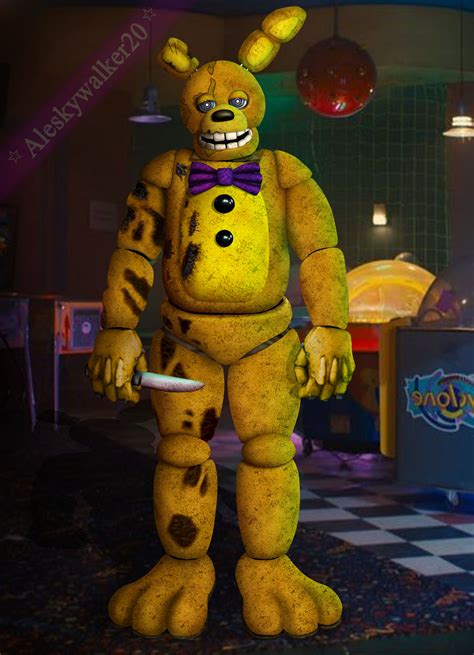 Fnaf Movie The Yellow Rabbit By Aleskywalker20 On Deviantart