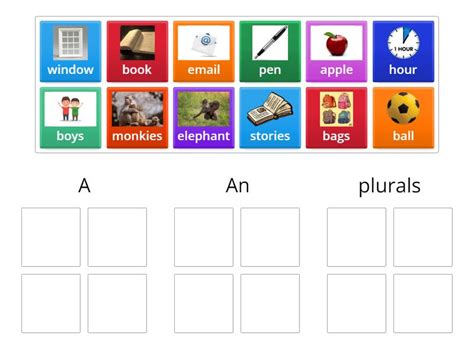 A An Plurals Group Sort