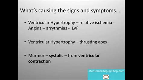 Aortic Stenosis Signs And Symptoms