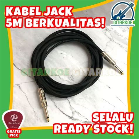 Jual Kabel Jack Gitar Meter Kualitas Premium Kabel Keyboard Bass