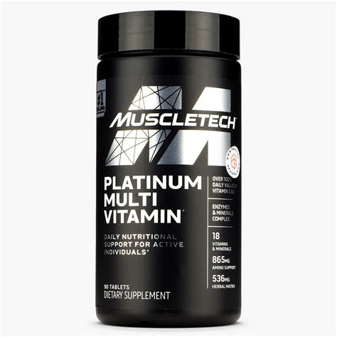 Muscletech - Platinum Multi Vitamin - Improves health and welness ...