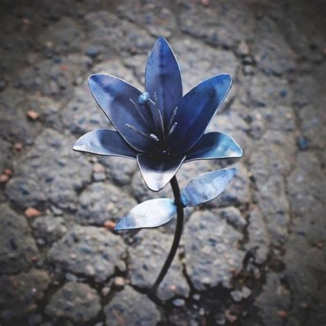 Metal Sculpture Welded Sculpture Metal Flower Flower