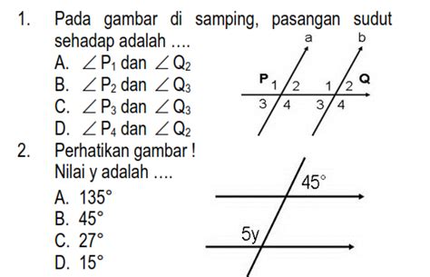 Latihan Garis Dan Sudut Matematika Hot Sex Picture