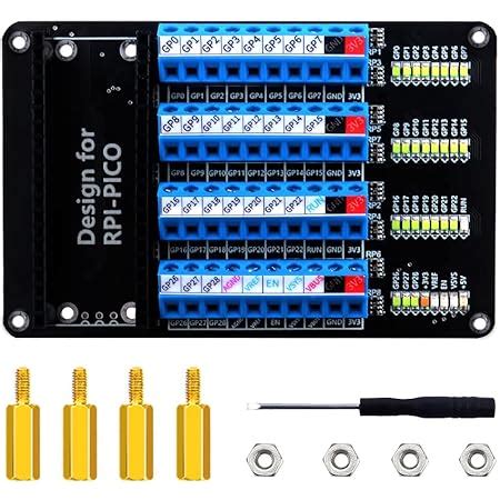 Amazon Geeekpi Raspberry Pi Pico Breakout Hat Board Raspberry Pi