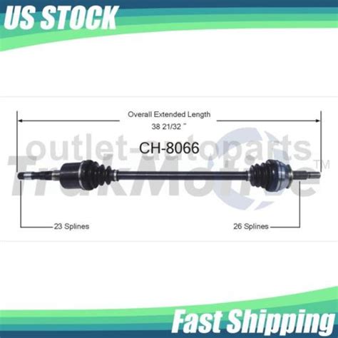 Front Right Passenger Side Cv Axle Joint Shaft For Dodge