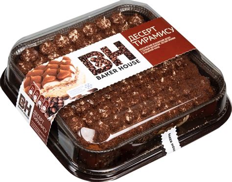 Торт Baker House Тирамису 500г - купить с доставкой в Vprok.ru ...