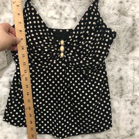 Coco Reef Black And White Polka Dot Swimwear Tankini … Gem