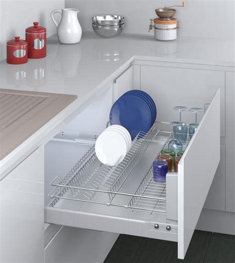 Inoxa висувна сушка для посуду, серія Cromatica, направляючі Blum ...