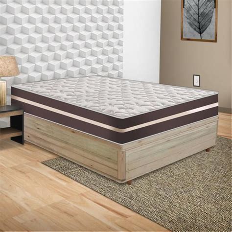 Cama Box Casal R Stica Colch O De Molas Anjos Classic Superlastic