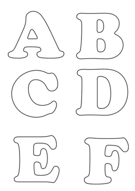 Alfabeto Para Colorir Lettering Letter Stencils Alphabet Templates