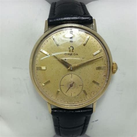 Vintage Classic 1950s Omega Manual Wind With Sub Seconds Gold Filled