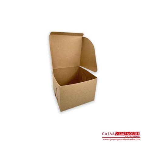 Caja Ecol Gica Plegadiza X X Cm Caf Cajas Y Empaques De Colombia