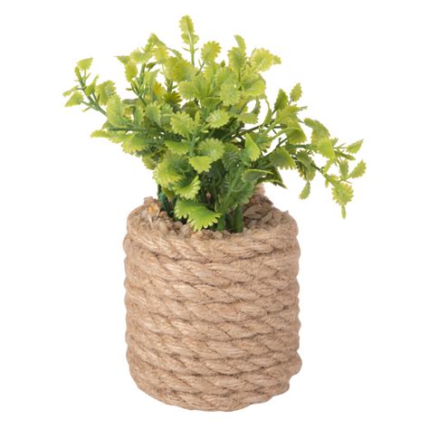 Plante Artificielle Pot En Corde Maisons Du Monde