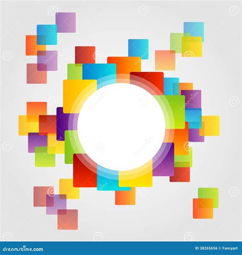 Colorful 3d Squares Icon In Format Translucent Colorful Shinny