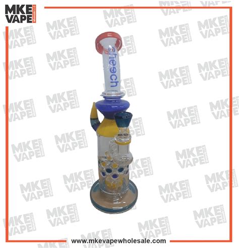 Cheech Glass Inch Rig With Horns Msrp Each Mke Vape