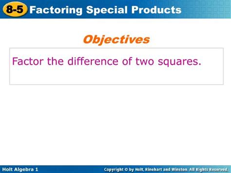 Ppt Factor The Difference Of Two Squares Powerpoint Presentation Free Download Id 4167295