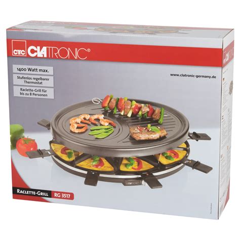 Clatronic Clatronic Raclette Grill Rg Schwarz