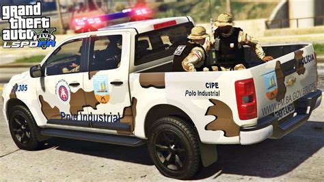 GTA V PMBA OPERAÇÃO DA CIPE POLO INDUSTRIAL FRUSTA ASSALTO A CARRO