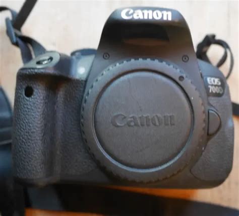 CANON EOS 700D 18MP DSLR CAMERA - Body only-no lens-low shutter count £ ...