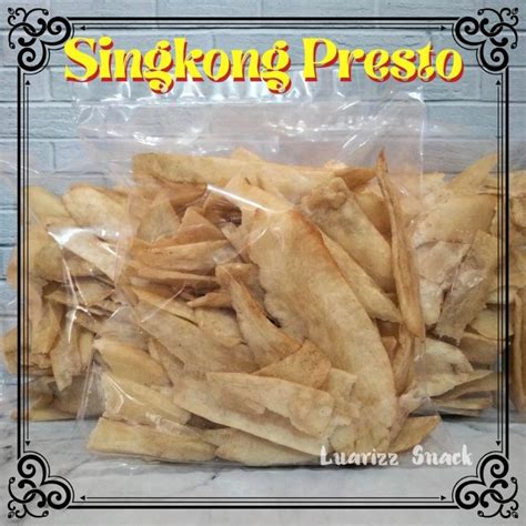 Jual 250 Gr Singkong Presto Gurih Renyah Shopee Indonesia