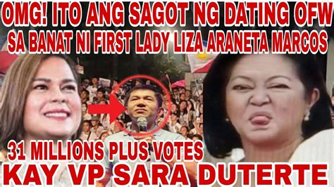 ITO ANG SAGOT NG DATING OFW SA BANAT NI FIRST LADY LIZA ARANETA MARCOS