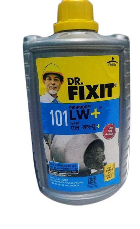 Dr Fixit Pidiproof 101 LW Waterproofing Compound Packaging Size 1