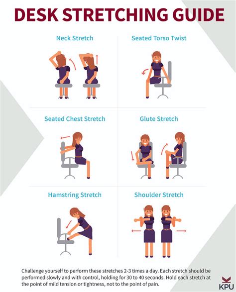 Printable Desk Stretches